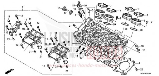 CULASSE CBR1000RRC de 2012
